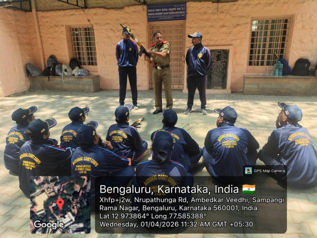 RIBS NCC Cadets weapon training session